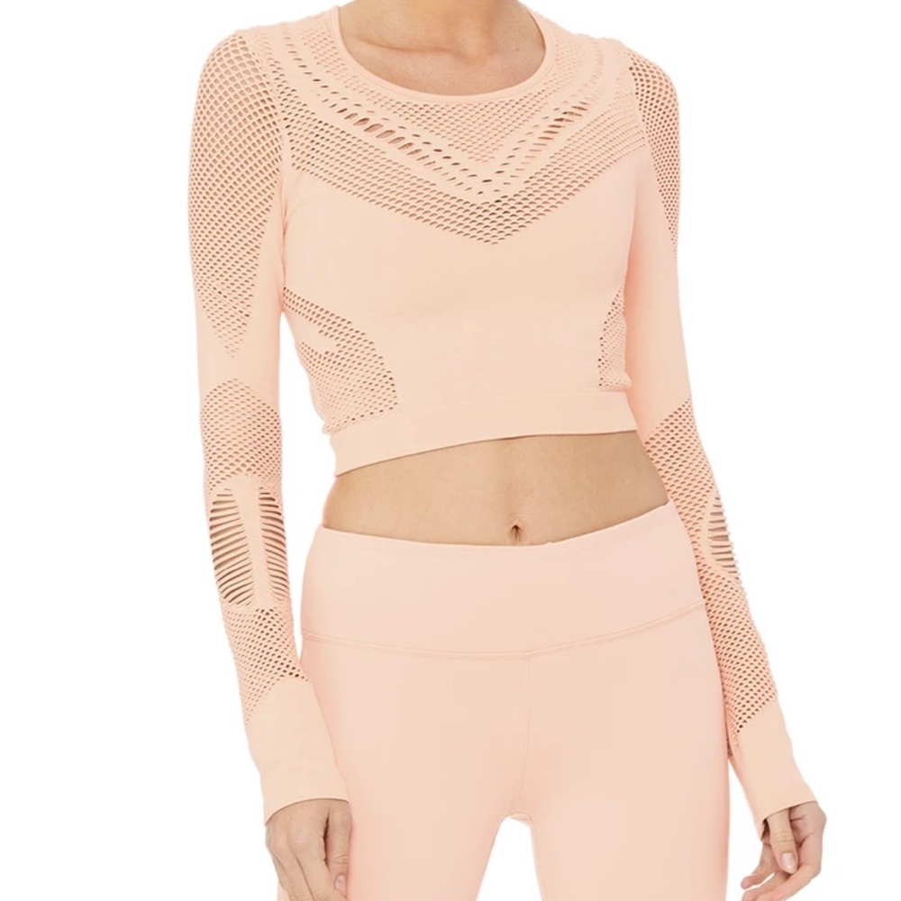 Smokey Lavendar Siren Crop Top Sz S